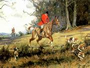 unknow artist Classical hunting fox, Equestrian and Beautiful Horses, 240. oil on canvas